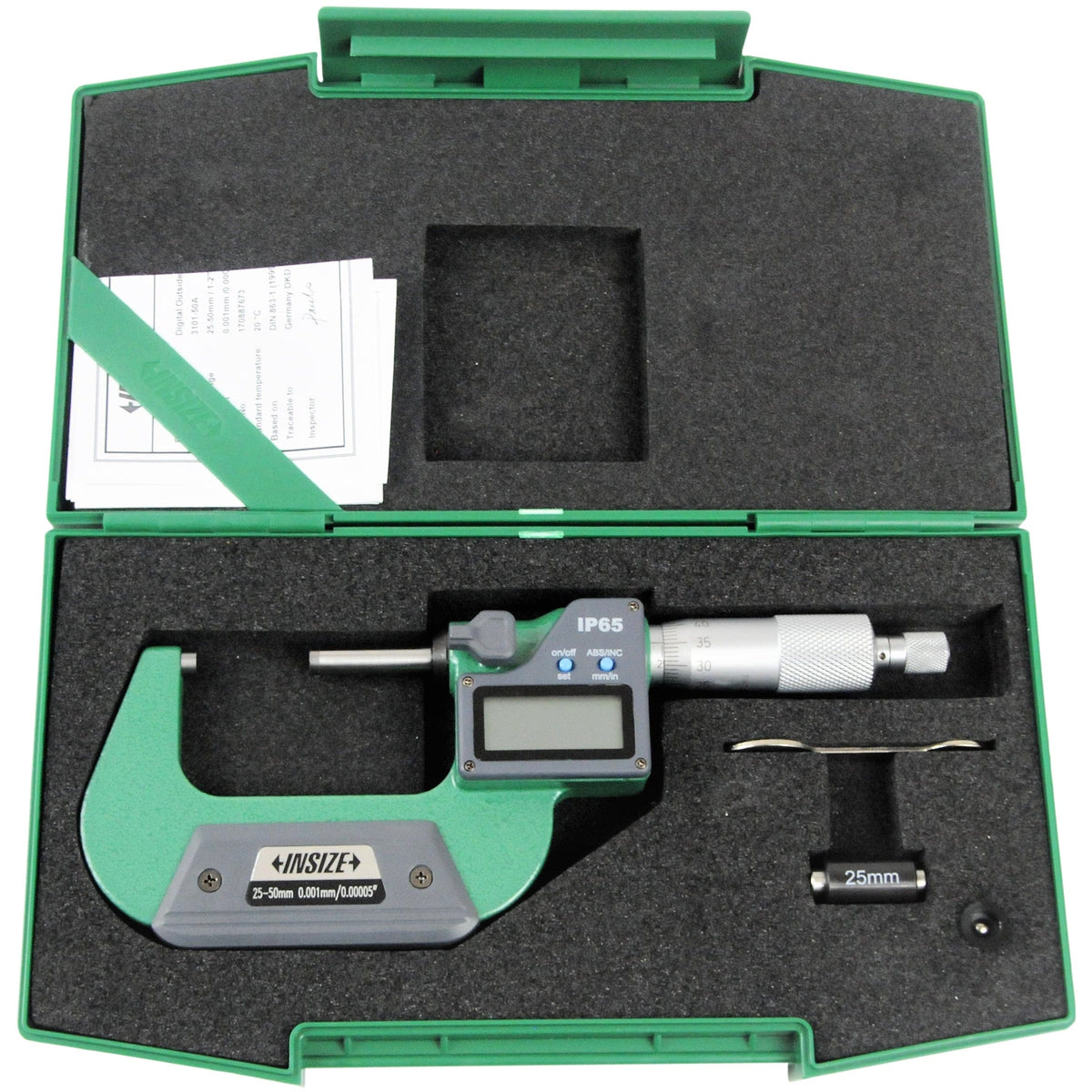 Micrometer Color Digital Outside Micrometer 25–50mm Precision Tool