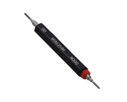 Insize Metric Thread Plug Gauge GO & NOGO M1 x 0.25 Class 6H Series 4130-1