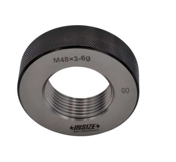 Insize Metric Fine Thread Ring Gauge GO M48 x 3.0 Class 6g Series 4129-48V