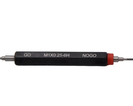 Insize Metric Thread Plug Gauge GO & NOGO M1 x 0.25 Class 6H Series 4130-1