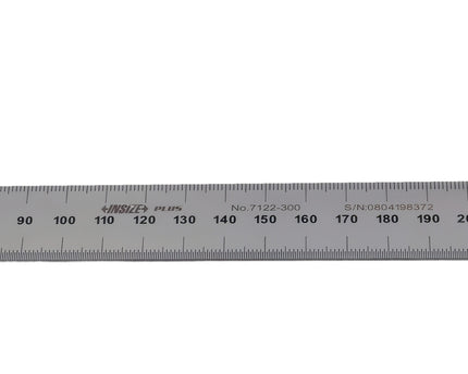 Insize Stainless Steel Ruler 300mm Metric Rule Series 7122-300