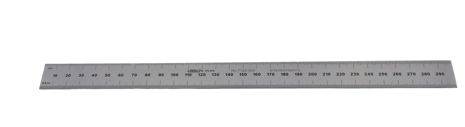 Insize Stainless Steel Ruler 300mm Metric Rule Series 7122-300