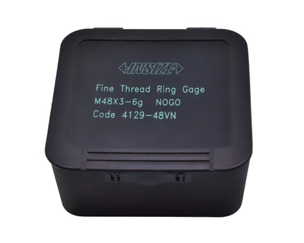 Insize Metric Fine Thread Ring Gauge NOGO M48 x 3 Class 6g Series 4129-48VN