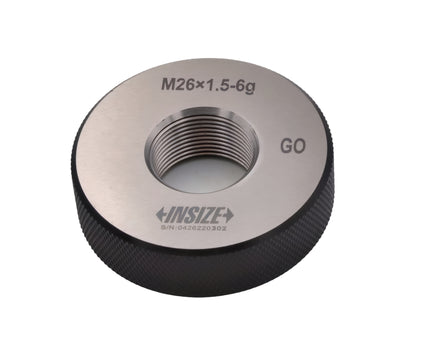 Insize Metric Fine Thread Ring Gauge GO M26 x 1.5 Class 6g Series 4129-26R