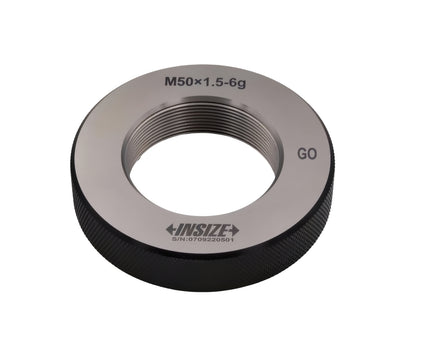 Insize Metric Fine Thread Ring Gauge GO M50 x 1.5 Class 6g Series 4129-50R