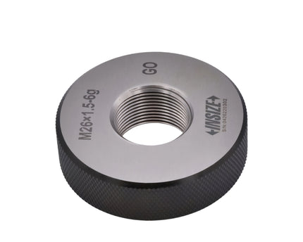 Insize Metric Fine Thread Ring Gauge GO M26 x 1.5 Class 6g Series 4129-26R
