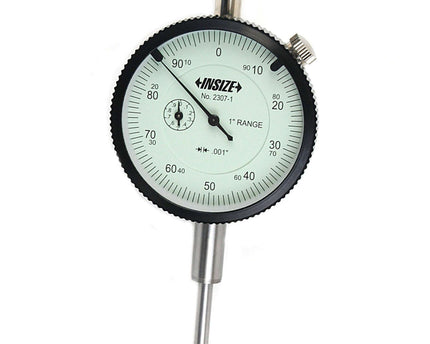 Insize Imperial Lug Back Dial Indicator 1" Range Series 2307-1