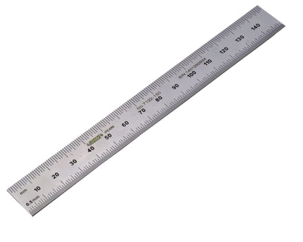 Insize Stainless Steel Ruler 150mm Metric Rule Series 7122-150