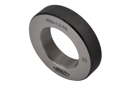 Insize Metric Fine Thread Ring Gauge GO M50 x 1.5 Class 6g Series 4129-50R