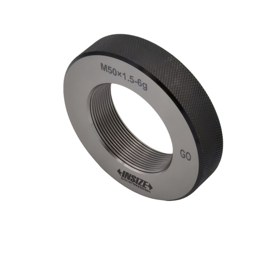 Insize Metric Fine Thread Ring Gauge GO M50 x 1.5 Class 6g Series 4129-50R