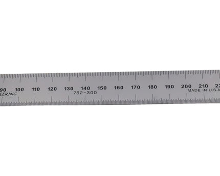 Insize Stainless Steel Ruler 300mm Metric Rule Series 7122-300
