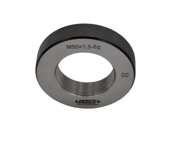 Insize Metric Fine Thread Ring Gauge GO M50 x 1.5 Class 6g Series 4129-50R