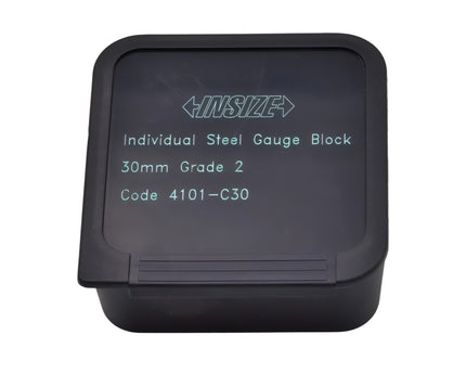 Insize Individual Steel Gauge Block 30mm Grade 2 Series 4101-C30