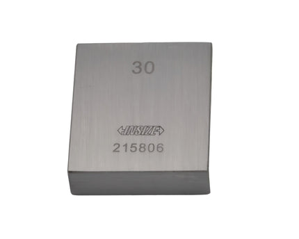 Insize Individual Steel Gauge Block 30mm Grade 2 Series 4101-C30