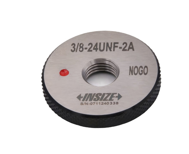 Insize American Standard Thread Ring Gauge 3/8-24 UNF Class 2A NOGO Series 4121-3C2N