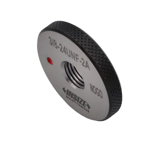 Insize American Standard Thread Ring Gauge 3/8-24 UNF Class 2A NOGO Series 4121-3C2N