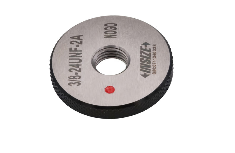 Insize American Standard Thread Ring Gauge 3/8-24 UNF Class 2A NOGO Series 4121-3C2N