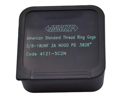 Insize American Standard Thread Ring Gauge 5/8-18 UNF Class 2A NOGO Series 4121-5C2N