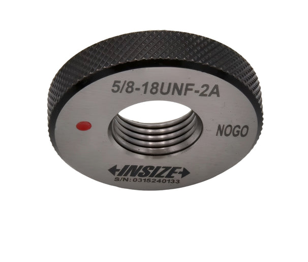 Insize American Standard Thread Ring Gauge 5/8-18 UNF Class 2A NOGO Series 4121-5C2N