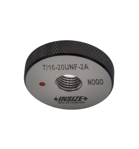 Insize American Standard Thread Ring Gauge 7/16-20 UNF Class 2A NOGO Series 4121-7D2N