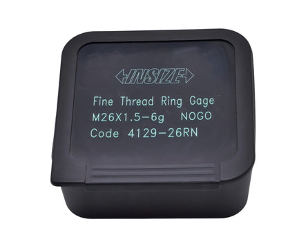 Insize Metric Fine Thread Ring Gauge NOGO M26 x 1.5 Class 6g Series 4129-26RN
