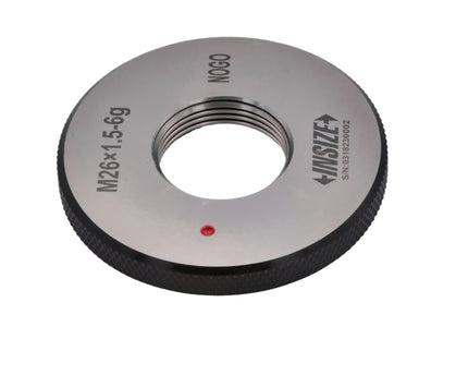 Insize Metric Fine Thread Ring Gauge NOGO M26 x 1.5 Class 6g Series 4129-26RN