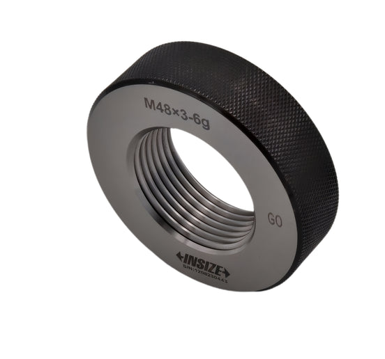 Insize Metric Fine Thread Ring Gauge GO M48 x 3.0 Class 6g Series 4129-48V