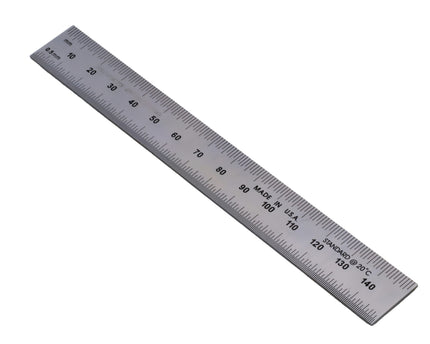 Insize Stainless Steel Ruler 150mm Metric Rule Series 7122-150