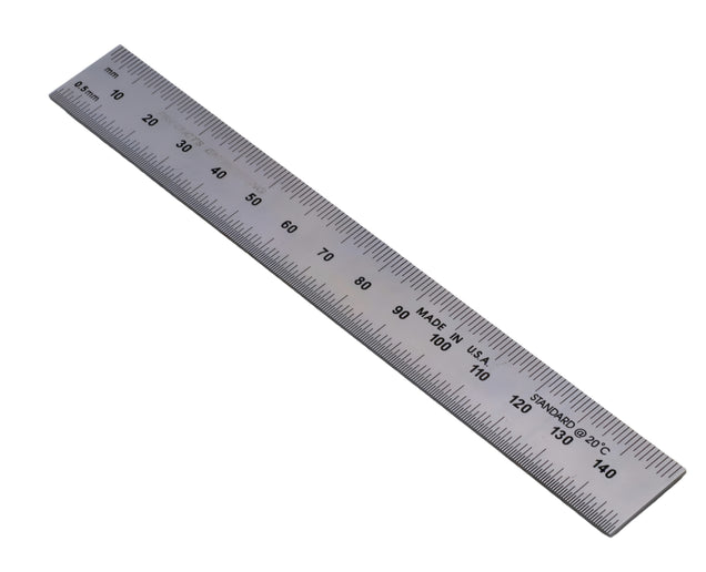 Insize Stainless Steel Ruler 150mm Metric Rule Series 7122-150