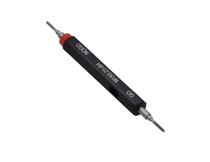 Insize Metric Thread Plug Gauge GO & NOGO M1 x 0.25 Class 6H Series 4130-1