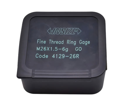 Insize Metric Fine Thread Ring Gauge GO M26 x 1.5 Class 6g Series 4129-26R