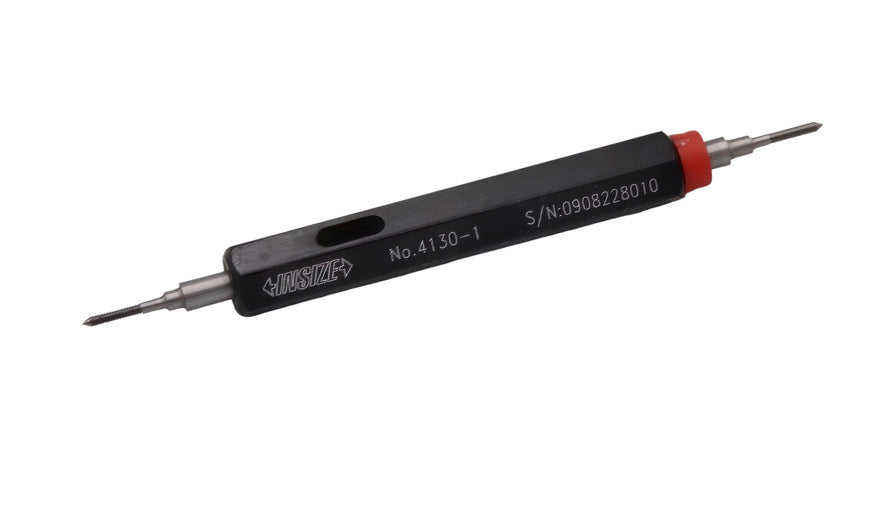 Insize Metric Thread Plug Gauge GO & NOGO M1 x 0.25 Class 6H Series 4130-1