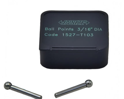 INSIZE ACCESSORIES Insize 1527-T103 Interchangeable Ball Tips – 3/16" (Ø4.7625 mm)