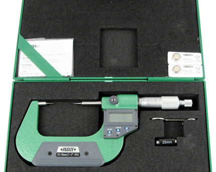 INSIZE Manufacturing Insize Digital Point Micrometer 25-50mm/1-2" Range Series 3530-50BA