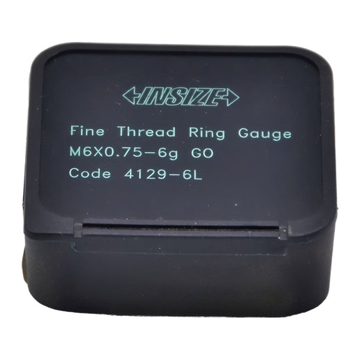 INSIZE Manufacturing Insize GO Thread Ring Gauge M6X0.75 Series 4129-6L