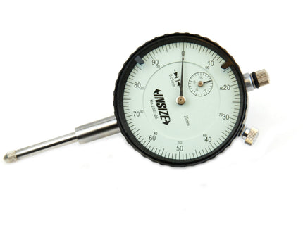 INSIZE Manufacturing Insize Metric Lug Back Dial Indicator 25mm Range Series 2302-25