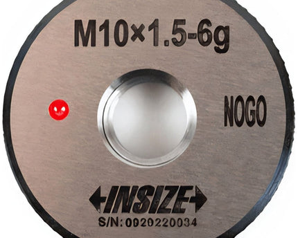 INSIZE Manufacturing Insize NOGO Thread Ring Gauge M10X1.5 Series 4120-10N