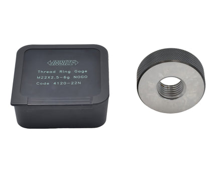 INSIZE Manufacturing Insize NOGO Thread Ring Gauge M22X2.5 Series 4120-22N