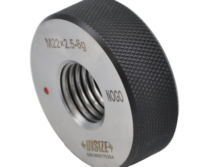INSIZE Manufacturing Insize NOGO Thread Ring Gauge M22X2.5 Series 4120-22N