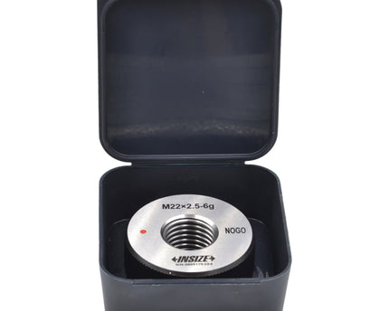 INSIZE Manufacturing Insize NOGO Thread Ring Gauge M22X2.5 Series 4120-22N