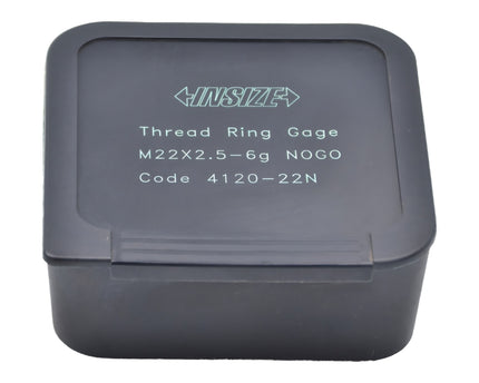 INSIZE Manufacturing Insize NOGO Thread Ring Gauge M22X2.5 Series 4120-22N