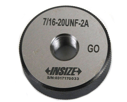 INSIZE Manufacturing Insize Thread GO Ring Gauge 7/16"-20 UNF Series 4121-7D2