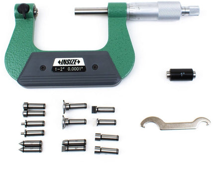 INSIZE MEASURING EQUIPMENT 1-2" Digital Non-rotating Spindle Micrometer - 3202-2