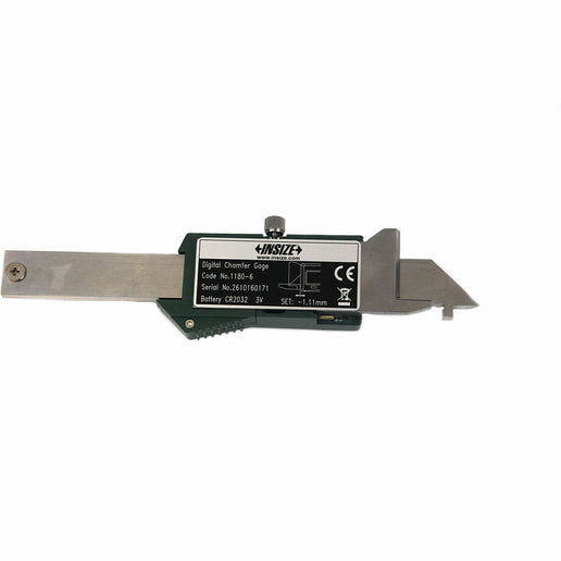 INSIZE Measuring Equipment DIGITAL CHAMFER GAUGE - INSIZE 1180-6 0-6mm / 0-0.24"