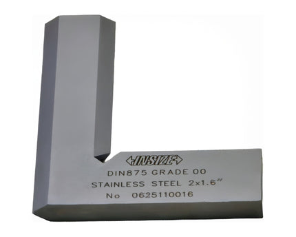 INSIZE MEASURING EQUIPMENT Insiz Beveled Edge Square 50×40 mm Grade 00 Series 4790-050