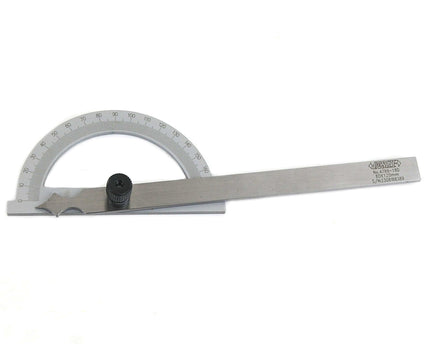 INSIZE Measuring Equipment Insize 180° Protractor 80x120mm Range Series 4799-180