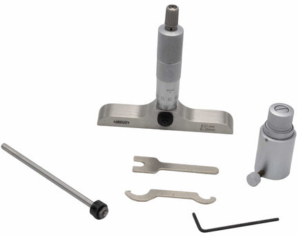 INSIZE Measuring Equipment Insize 1pc Metric Depth Micrometer 0-25mm Range Series 3241-25