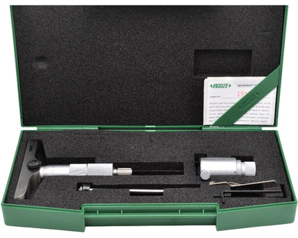 INSIZE Measuring Equipment Insize 1pc Metric Depth Micrometer 0-25mm Range Series 3241-25