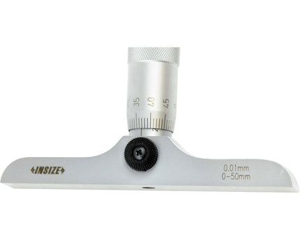 INSIZE Measuring Equipment Insize 2pc Metric Depth Micrometer 0-50mm Range Series 3241-50