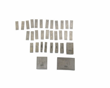 INSIZE Measuring Equipment Insize 32 Piece Steel Gauge Block Set Series 4100-132 Grade 1